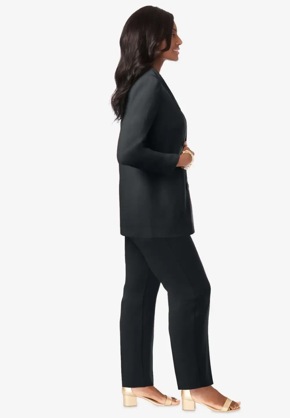 2-Piece Double-Breasted Pantsuit