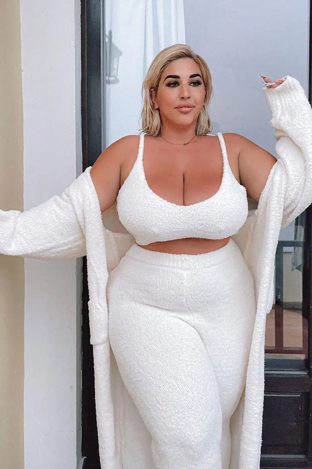 Living In It 3 Piece Legging Set - Ivory