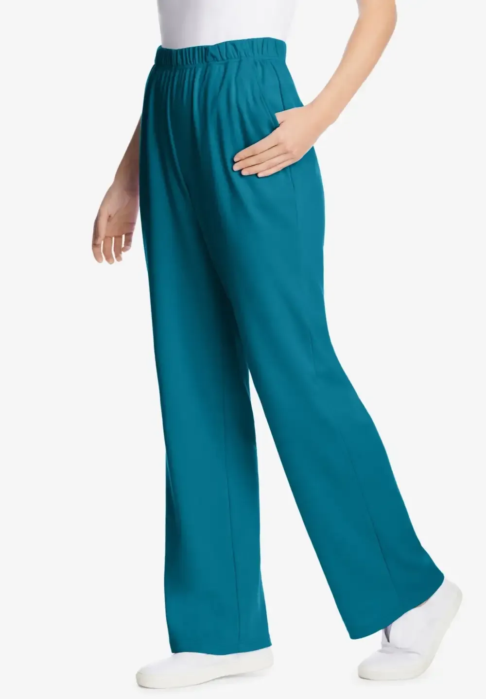 7-Day Knit Wide-Leg Pant