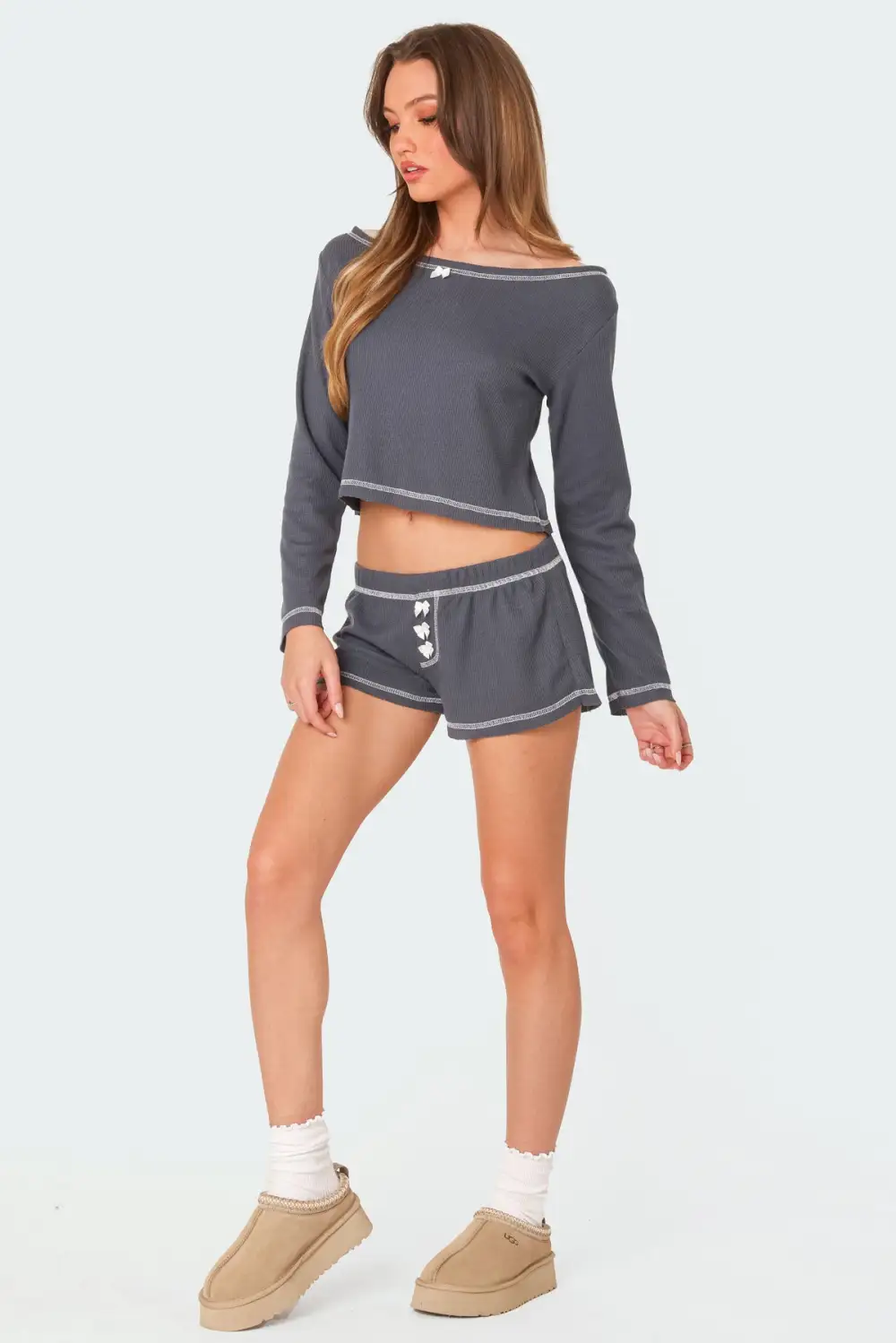 Peoni Waffle Shorts