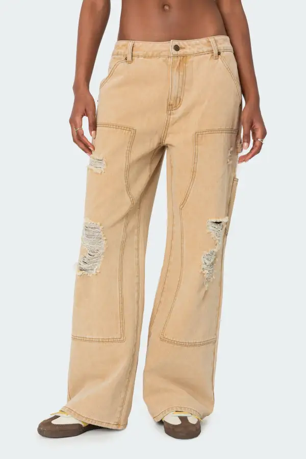 Alibi Distressed Carpenter Jeans