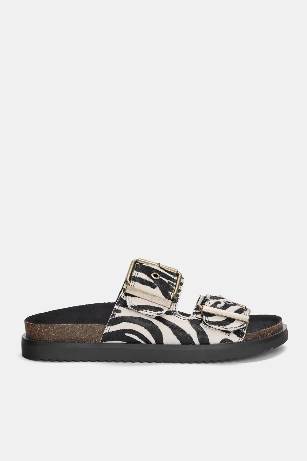 Sandalias planas animal print