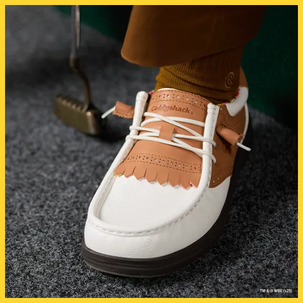 Wally Golf Caddyshack - White/Brown