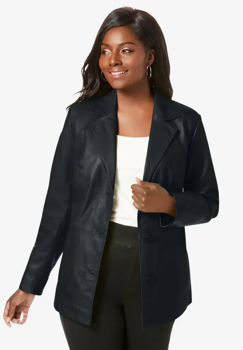 Leather Blazer
