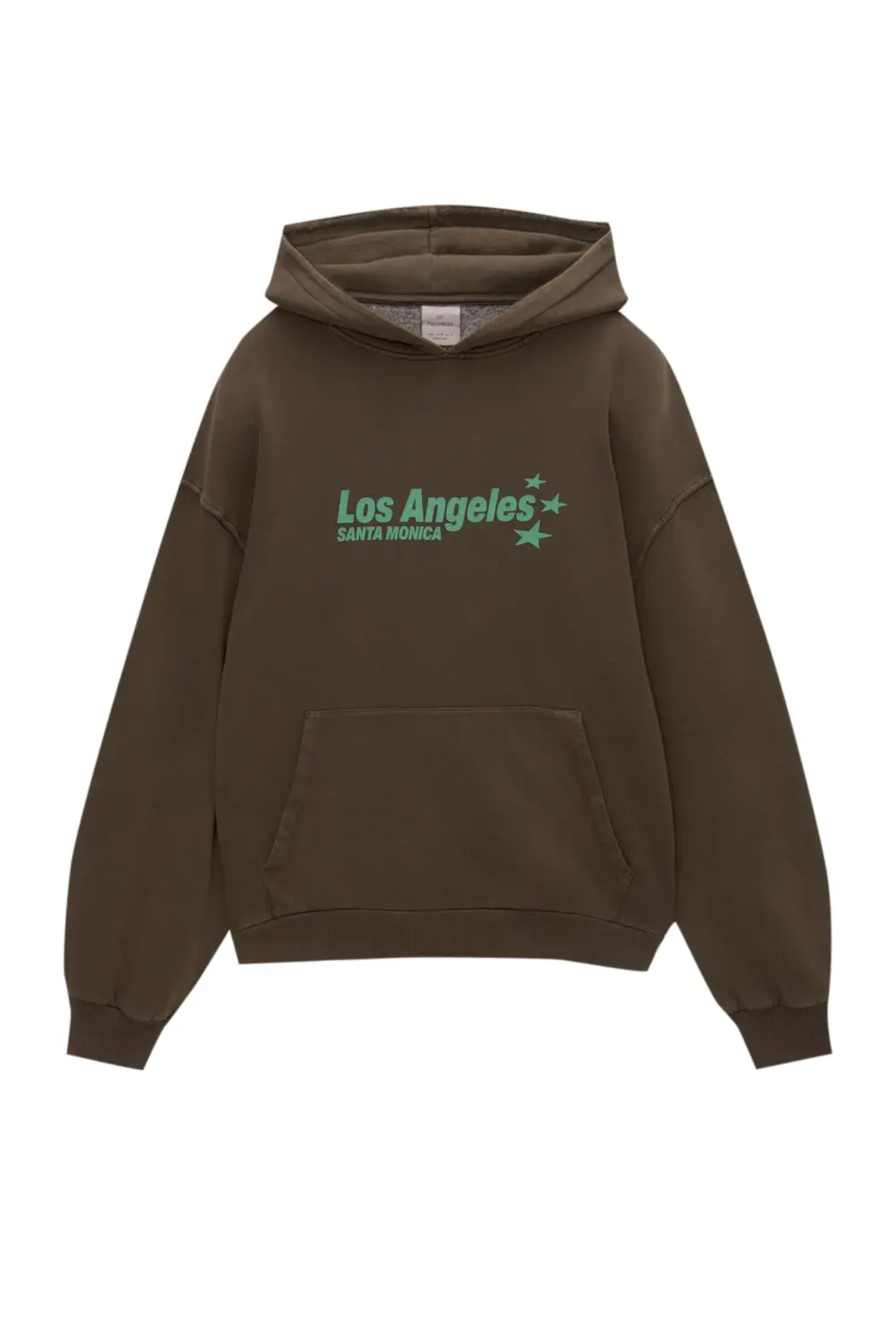 Sudadera capucha boxy estrellas