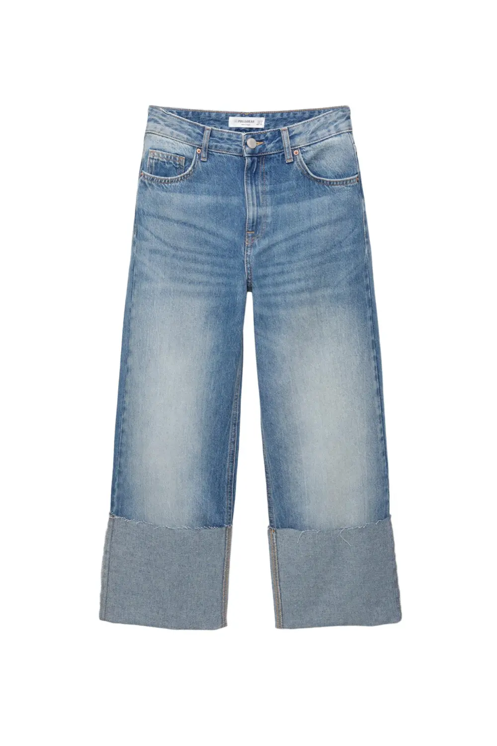 Jeans rectos tiro alto