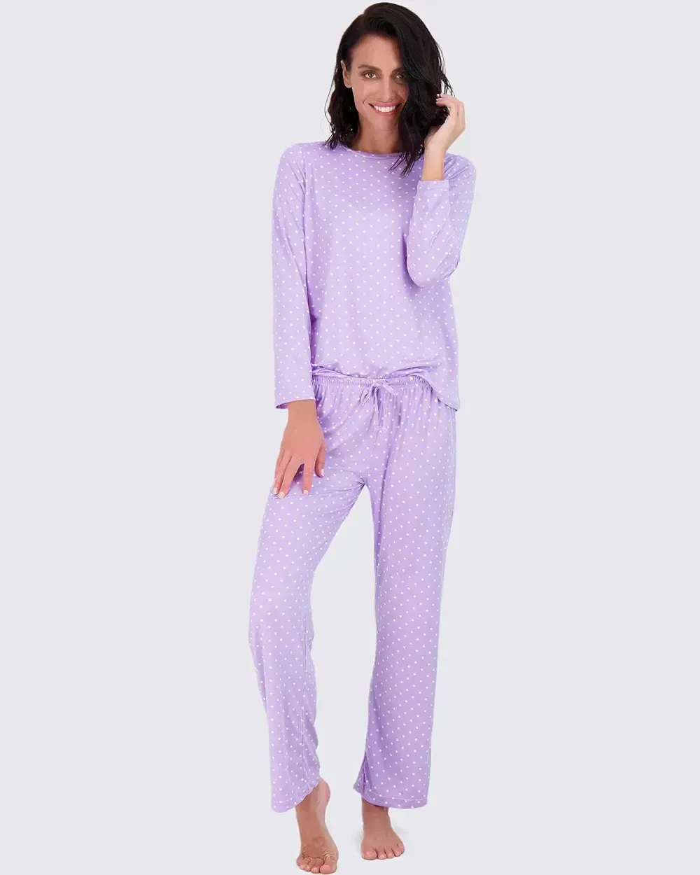2 Pack: Women’s Pajama Set Super-Soft Short & Long Sleeve Top With Pants (Available In Plus Size)