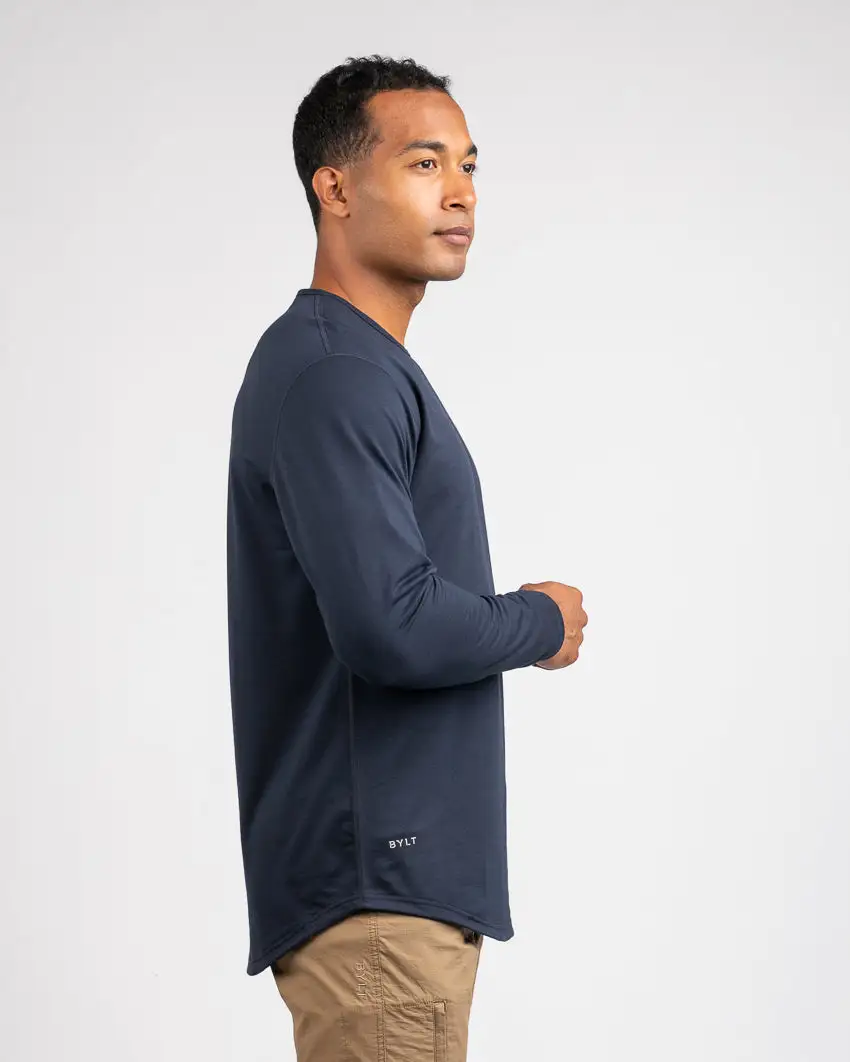 Drop-Cut Long Sleeve: Bylt Signature