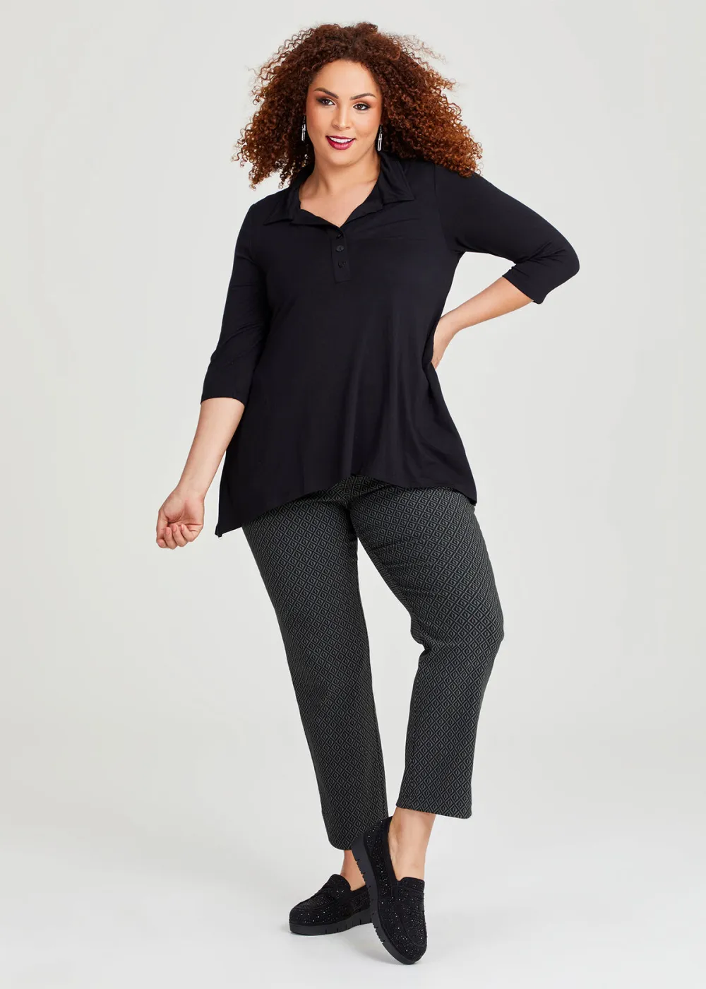 Collar Bamboo Top