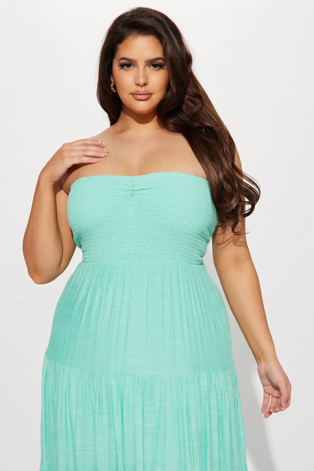 Almafi Coast Maxi Dress - Mint