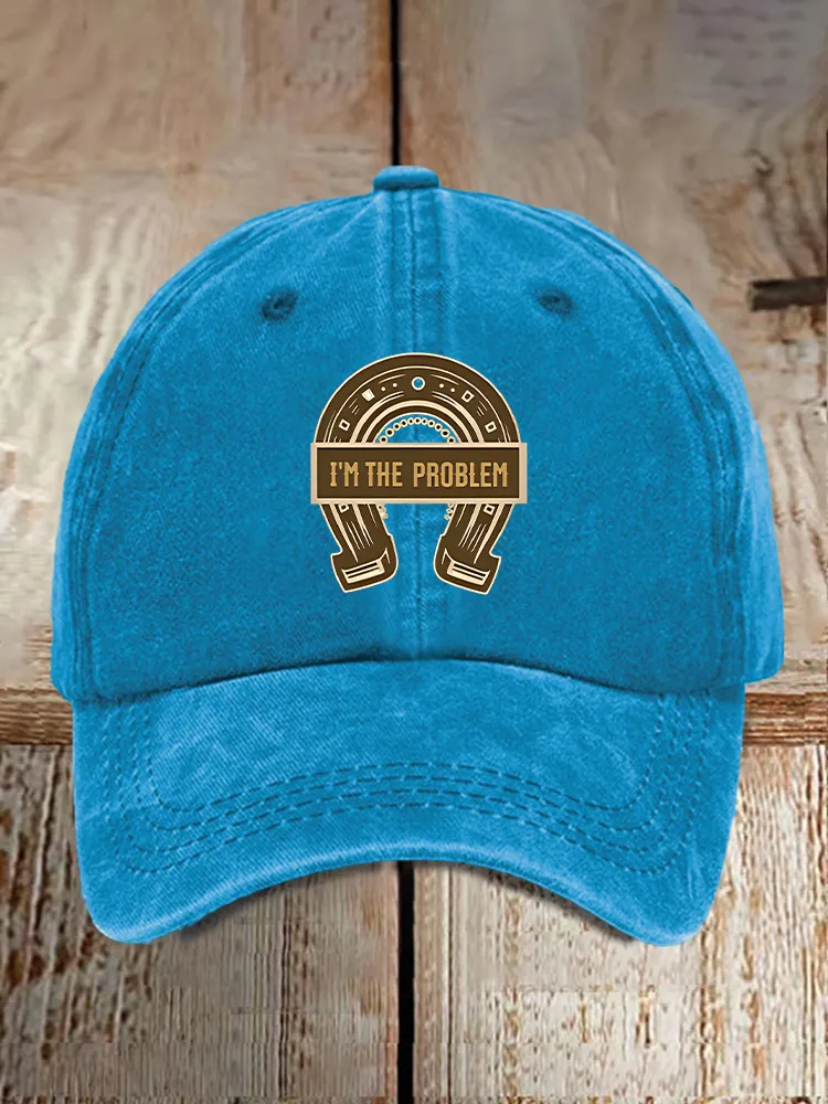 I'M The Problem Patterned Printed Baseball Caps