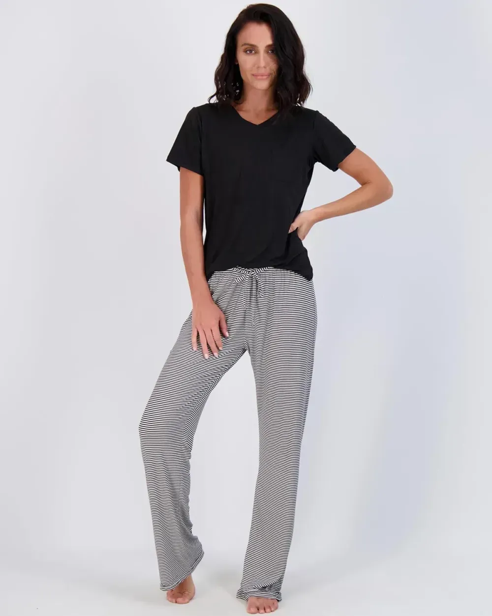2 Pack: Women’s Pajama Set Super-Soft Short & Long Sleeve Top With Pants (Available In Plus Size)