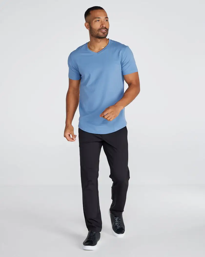 Drop-Cut V-Neck: Lux