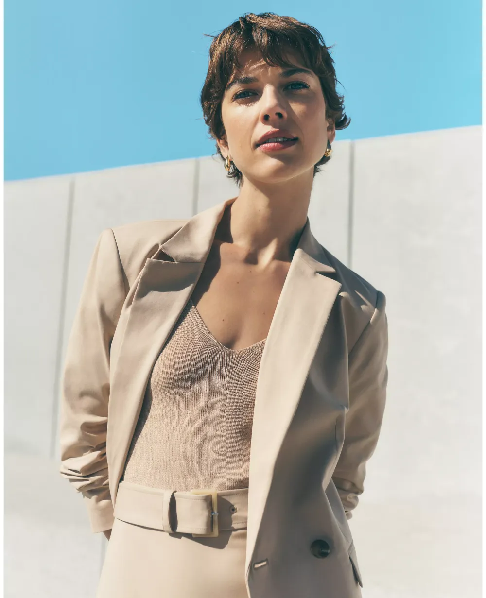 The Crosby Blazer in Doubleweave