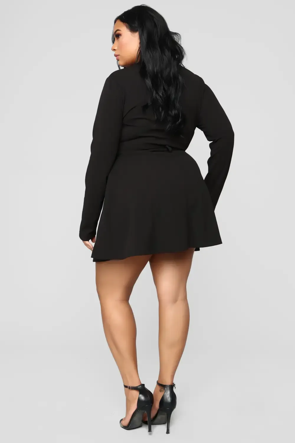 Feeling Fancy Collar Jacket - Black