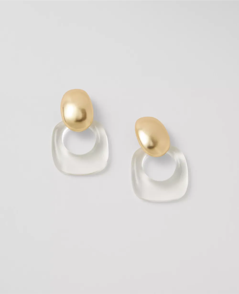 Clear Hoop Earrings