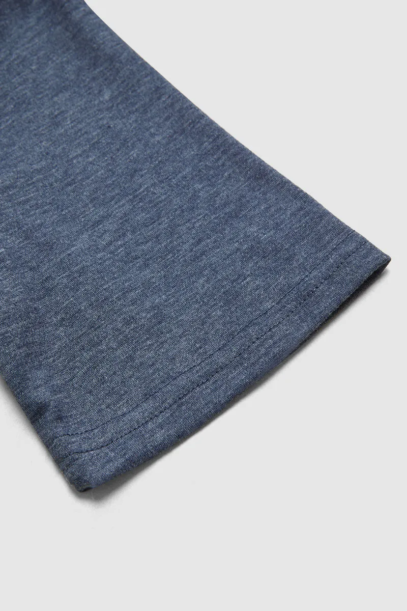 Solid Twist Front V Neck Short Sleeve T-Shirt