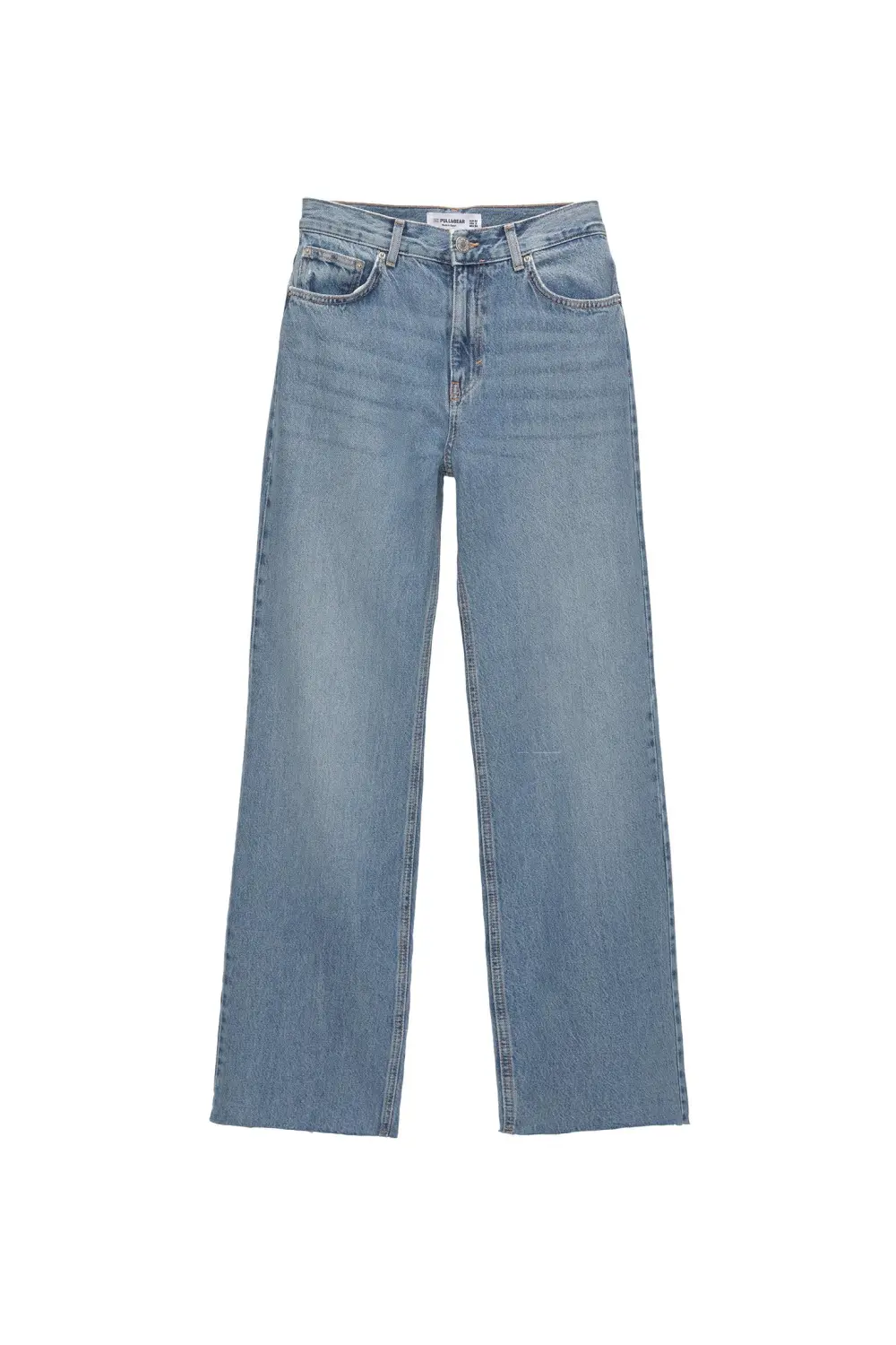 Jeans rectos tiro alto
