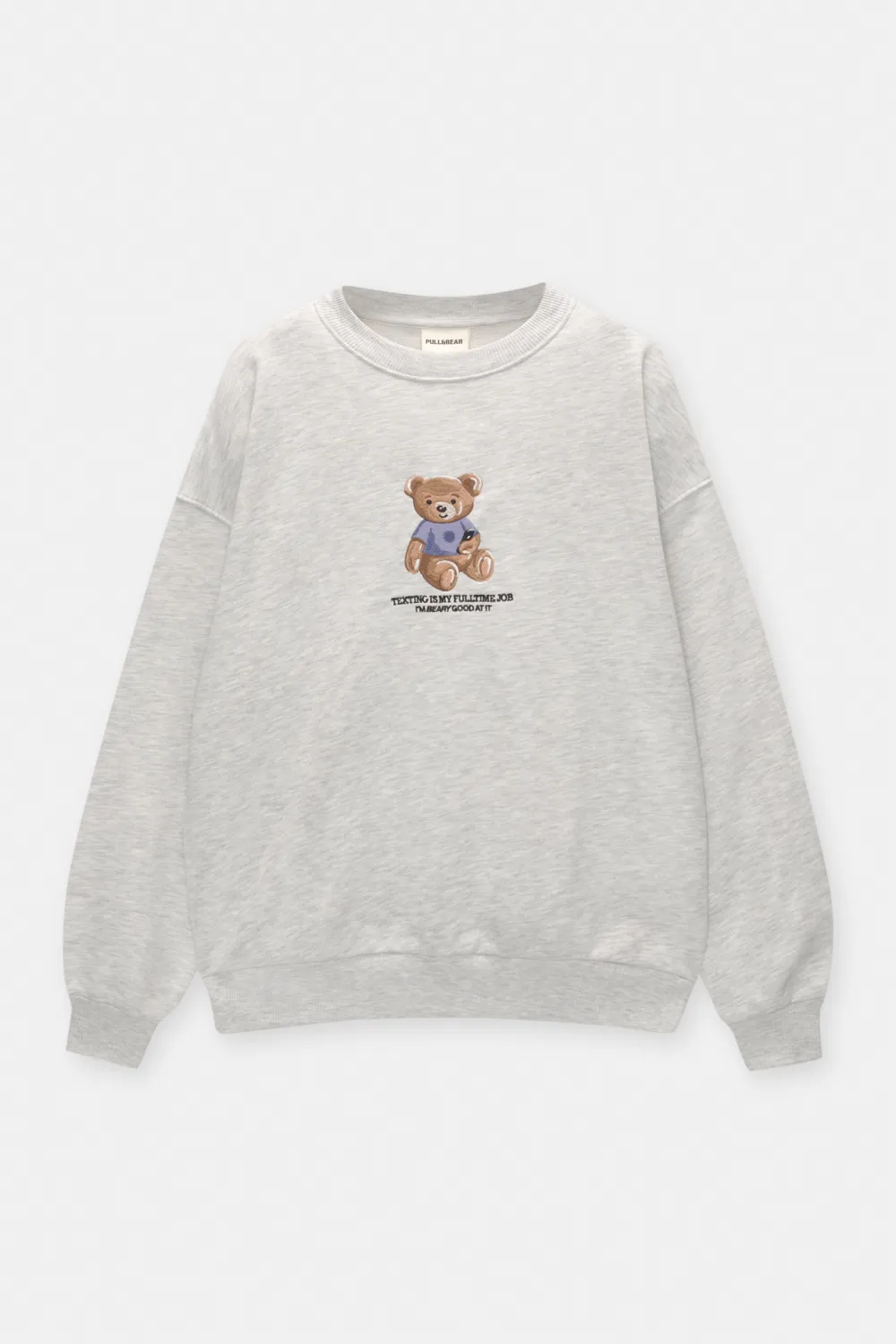 Sudadera oso bordado
