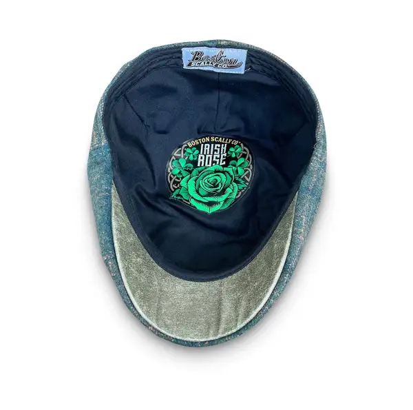 The Irish Rose Peaky Boston Scally Cap - Plaid