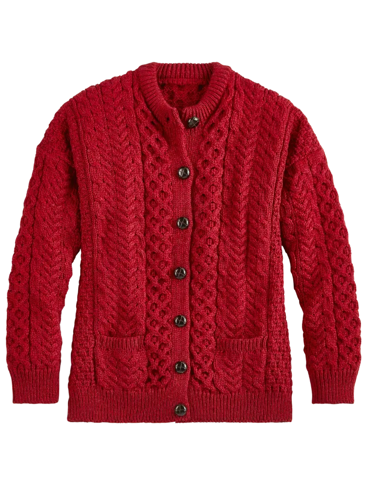 Women's Irish Wool Timeless Cardigan