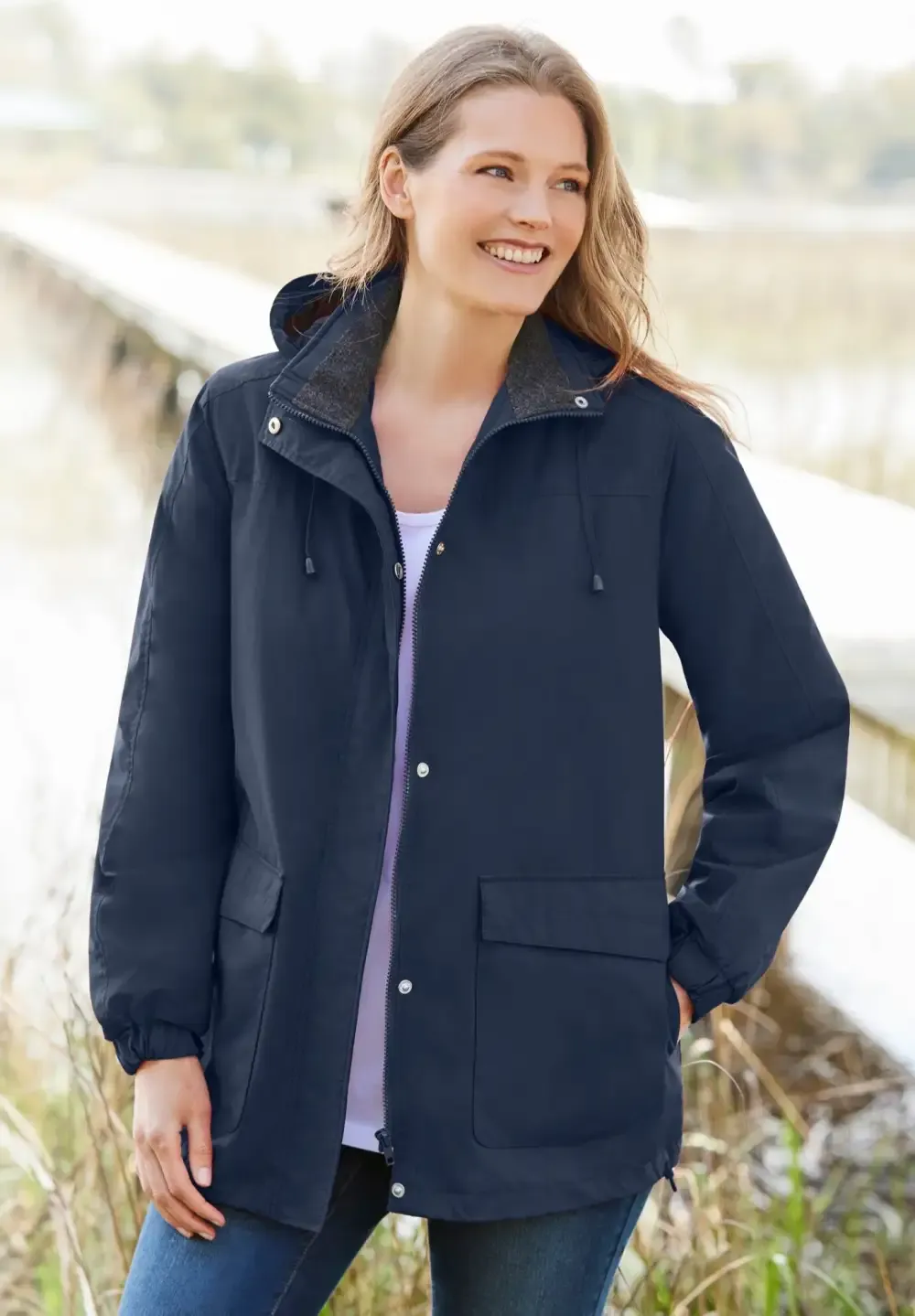 Fleece-Lined Taslon® Jacket