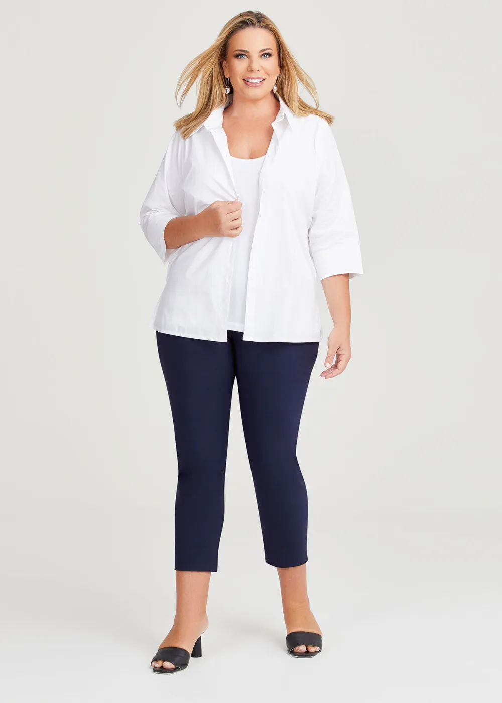 Stretch Cotton Poplin Shirt