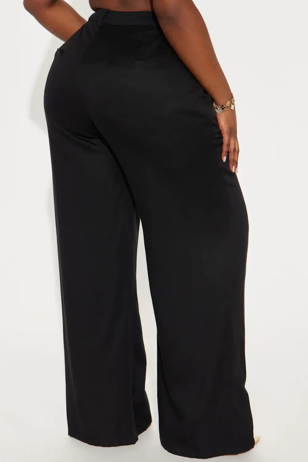 Next Level Wide Leg Trouser - Black
