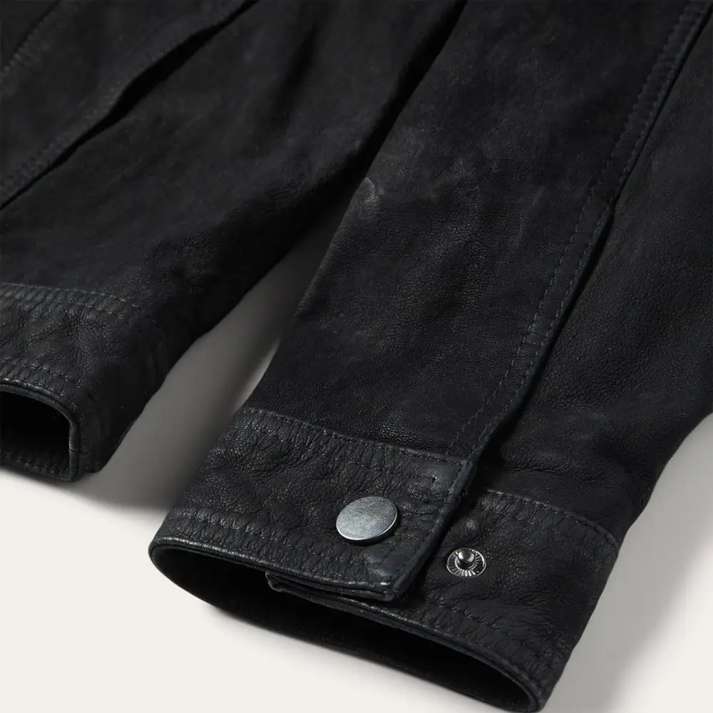 Leather Jean Jacket