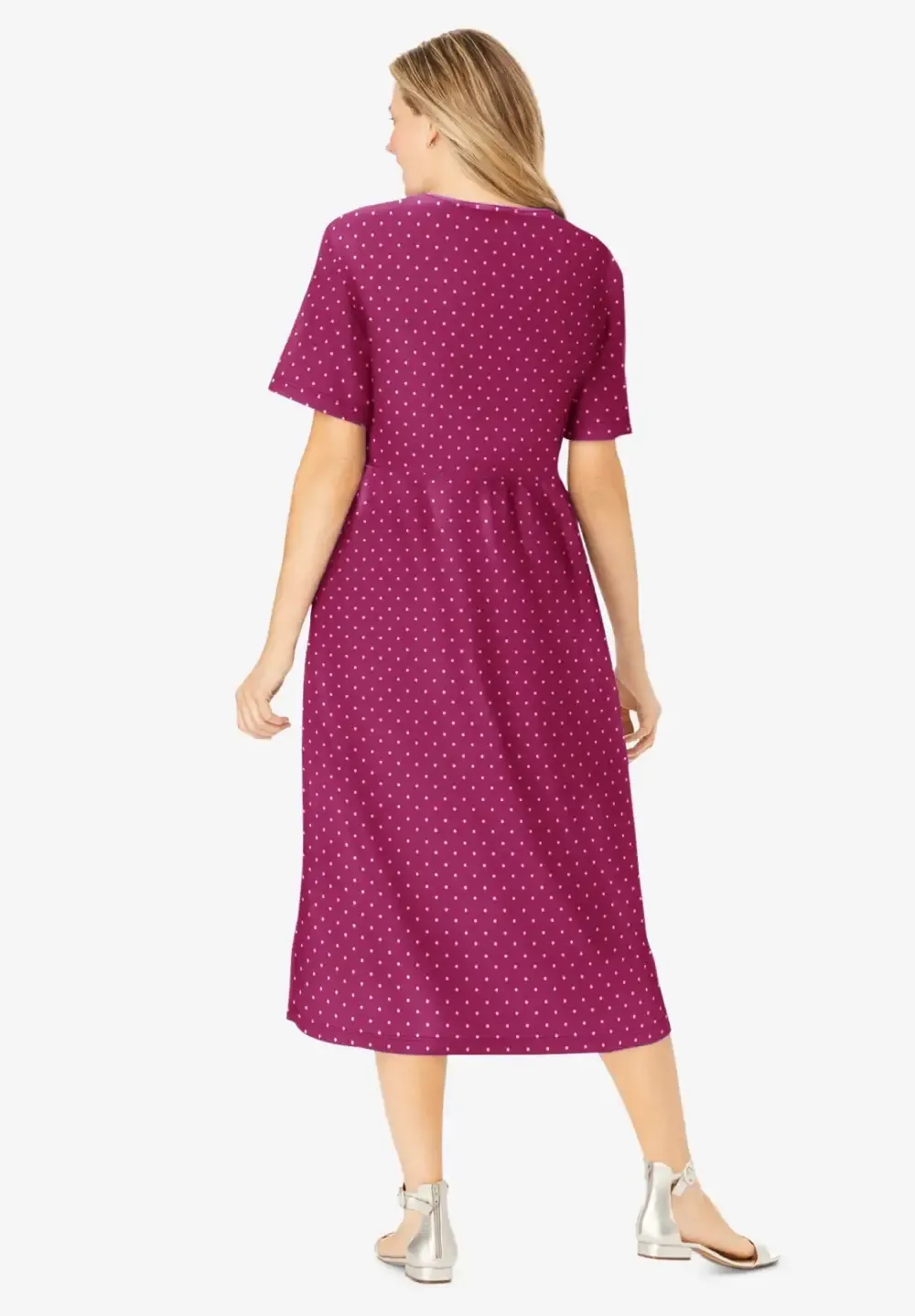 Button-Front Essential Dress