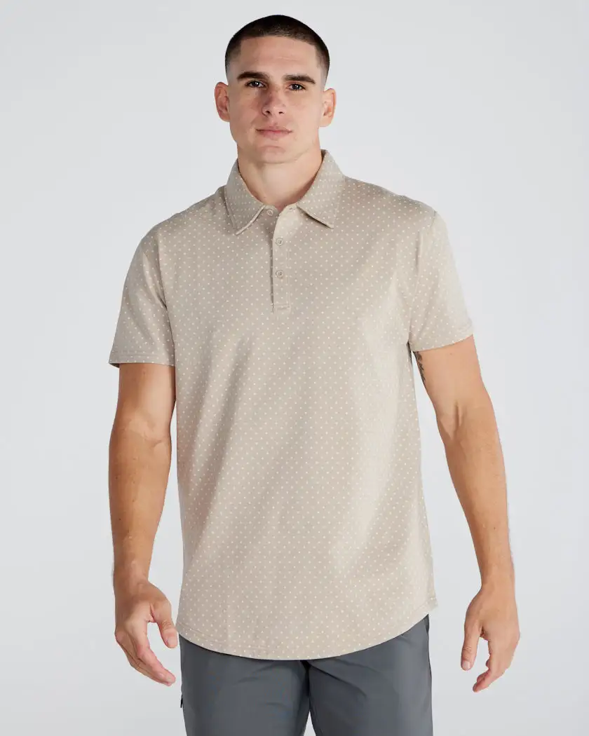 Drop-Cut: Lux Dotted Polo