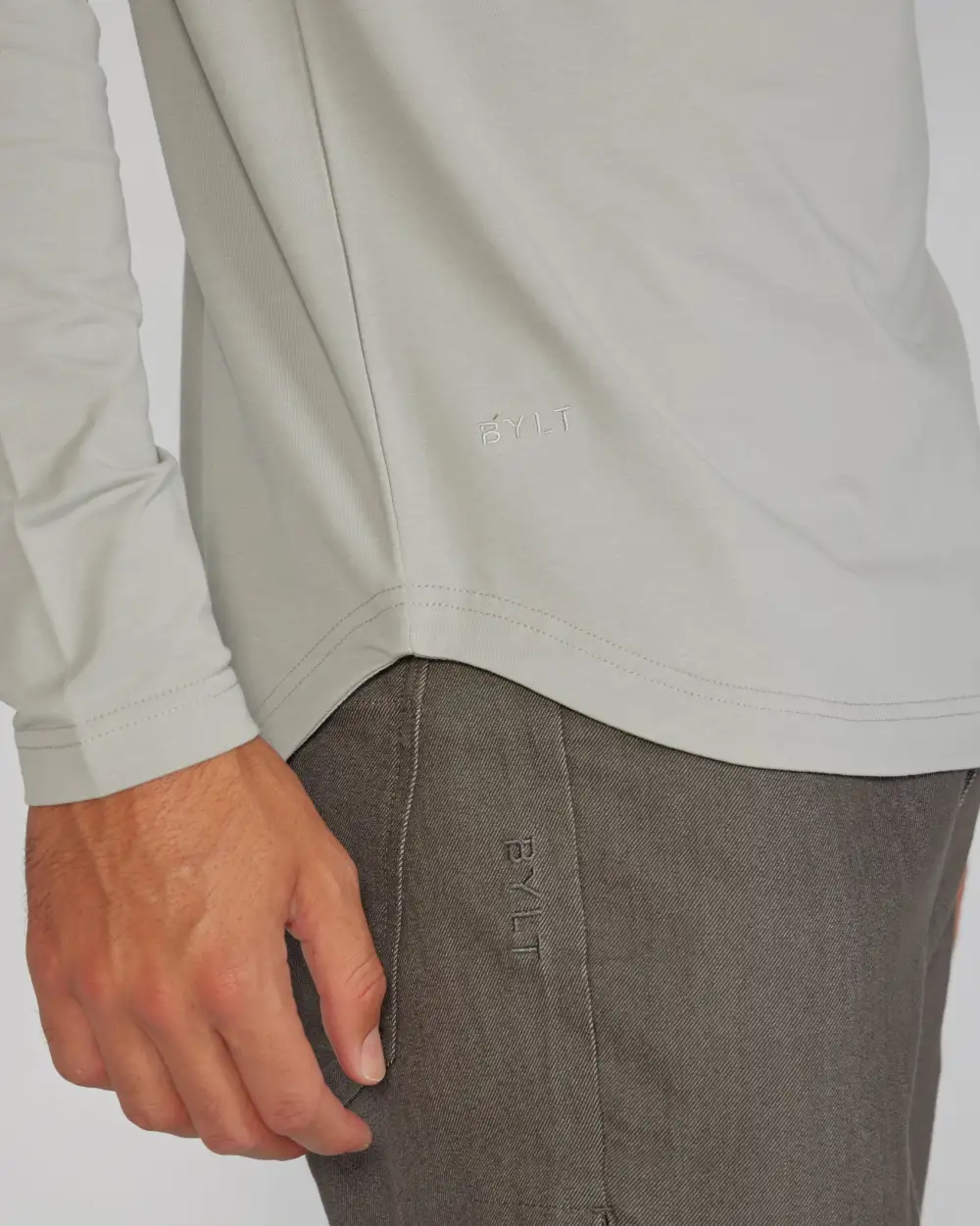 Lux Long Sleeve Zip Polo