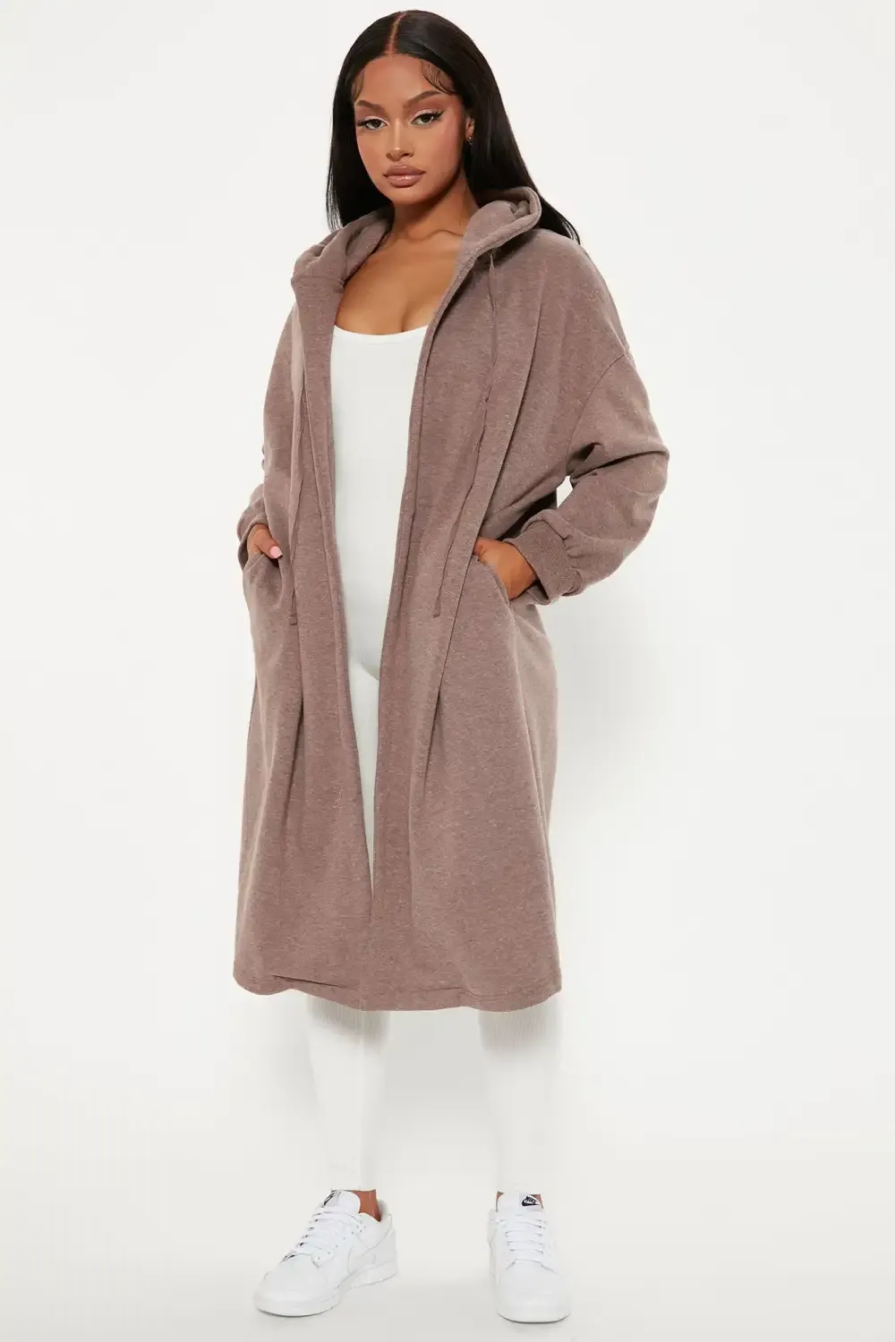 Sky Walker Long Jacket - Mocha