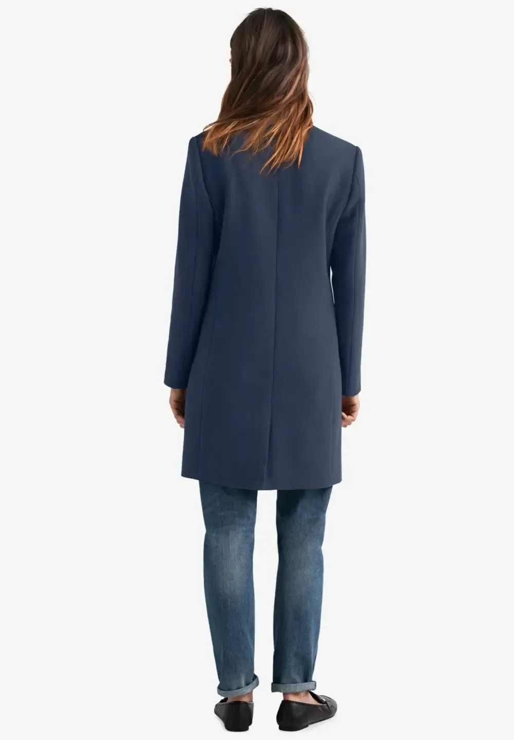 Classic Wool-Blend Coat