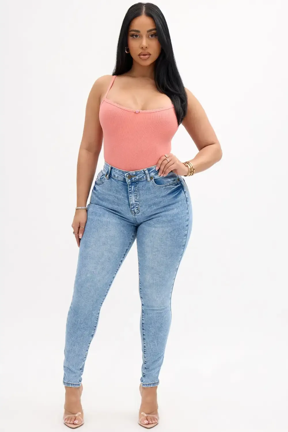 Yes To Heaven Stretch Skinny - Light Wash