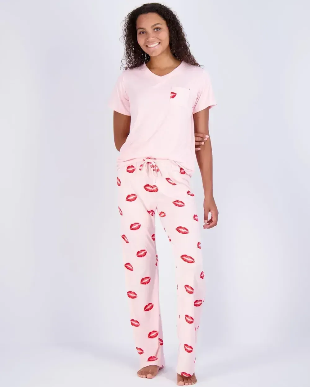 2 Pack: Women’s Pajama Set Super-Soft Short & Long Sleeve Top With Pants (Available In Plus Size)