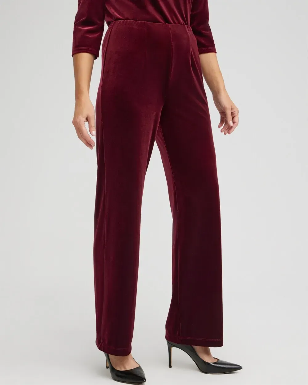 Travelers Collection Velvet No Tummy Pants