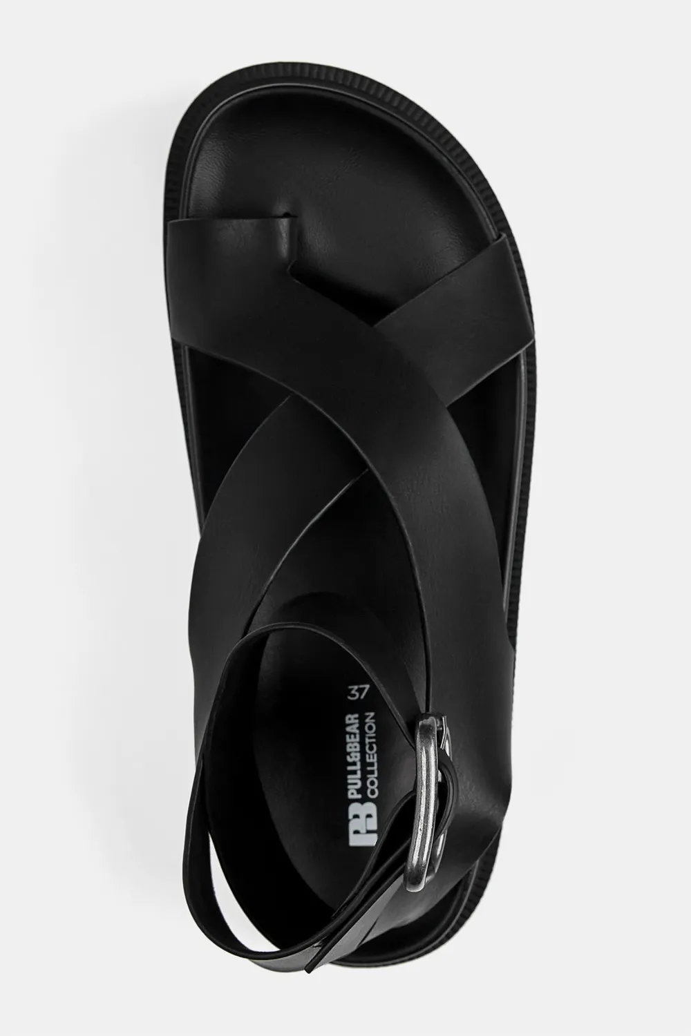 Sandalias planas hebilla