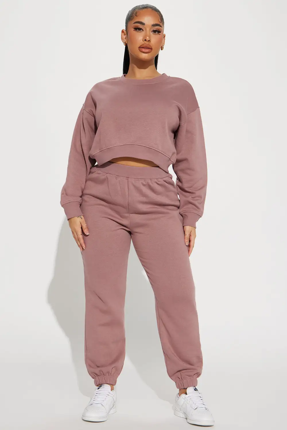 Do Not Disturb Sweatsuit - Mauve