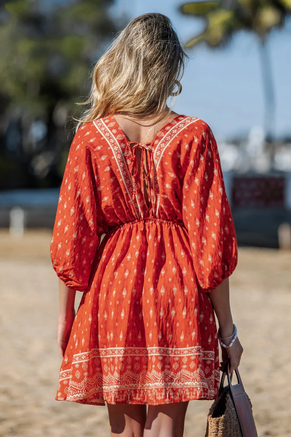 Boho Heat Paisley Mini Dress