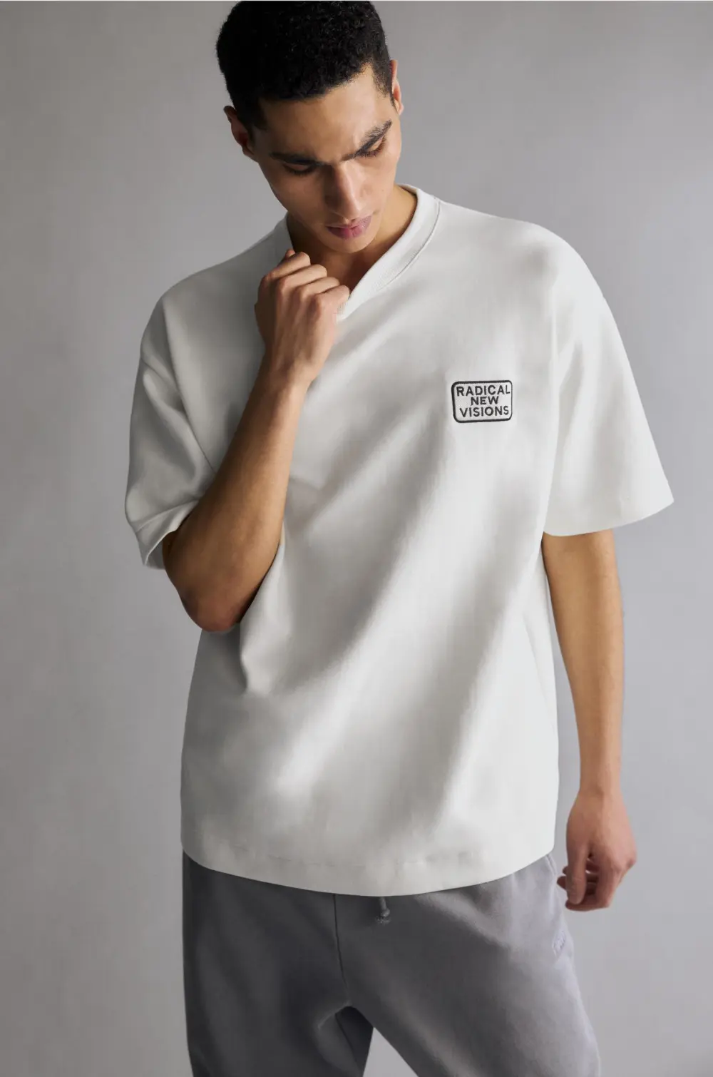 Short sleeve sweatshirt