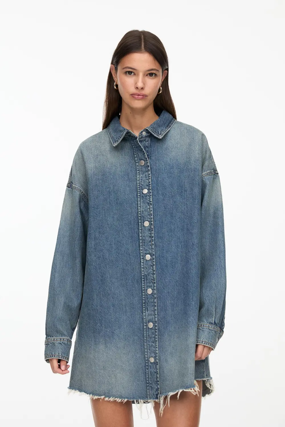 Vestido camisero vaquero