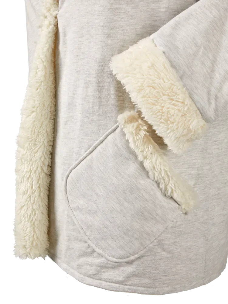 Women's Sherpa-Lined Cuddly Lounge Cardigan