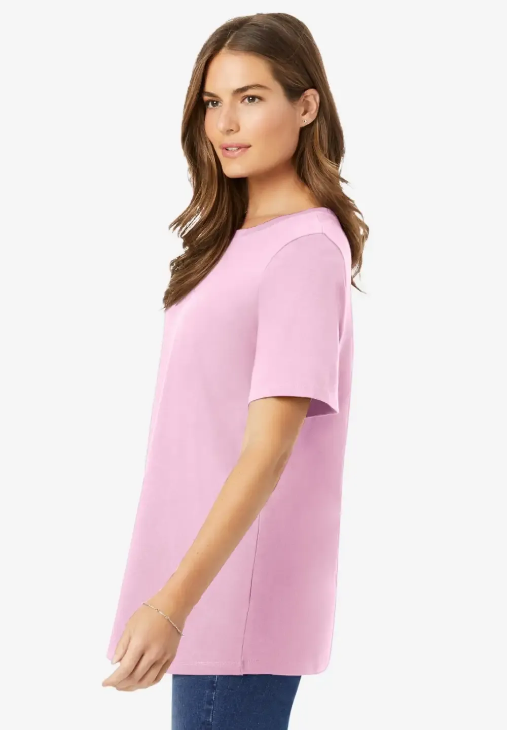 Perfect Short-Sleeve Crewneck Tee