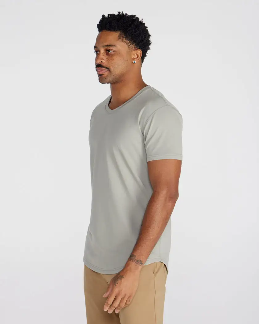 Drop-Cut V-Neck: Bylt Signature