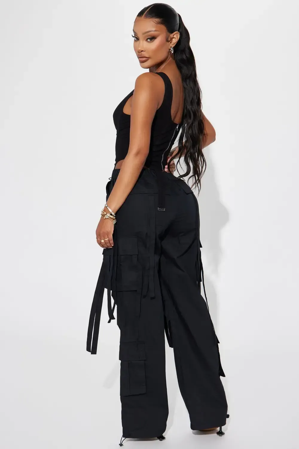 Getting It Together Pant Set - Black