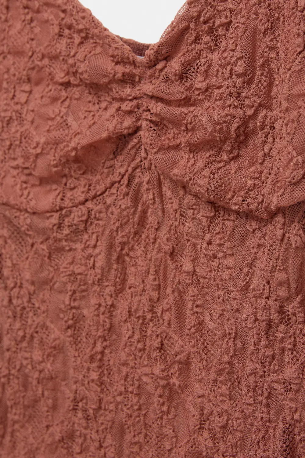 Lace top with straps