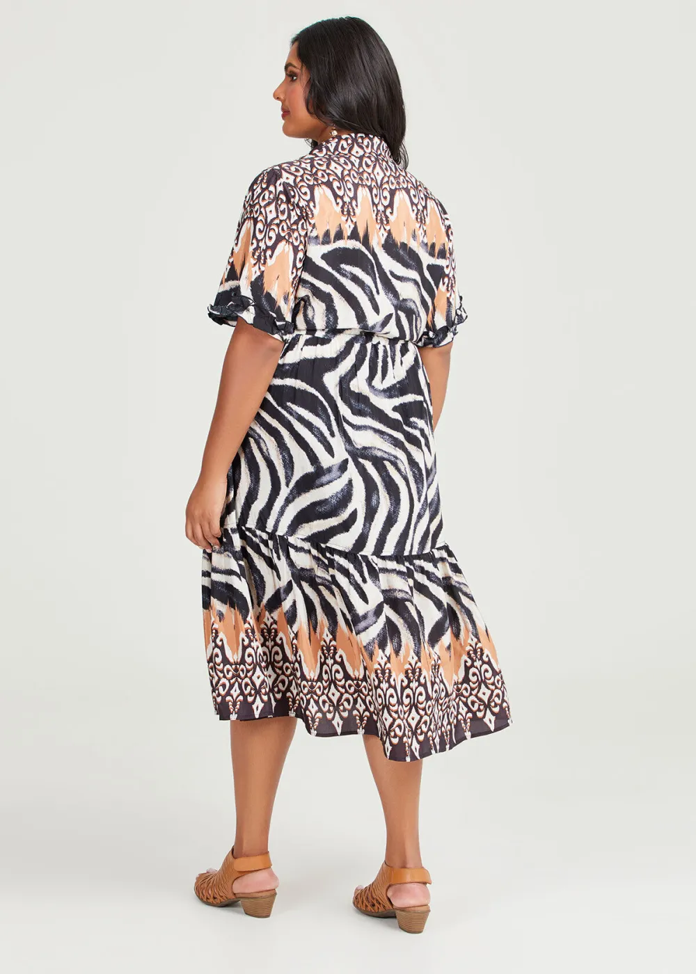 Wild Ways Natural Tier Dress