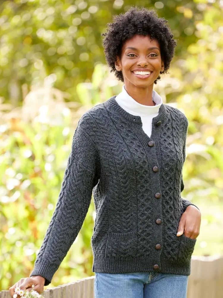 Women's Irish Wool Timeless Cardigan