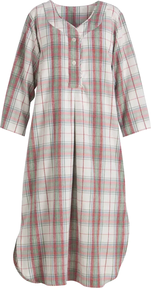 Women's Portuguese Cotton Flannel Nightshirt